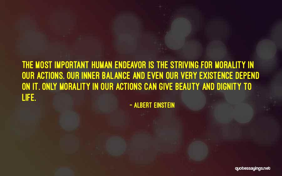 Beauty And Inner Beauty Quotes By Albert Einstein