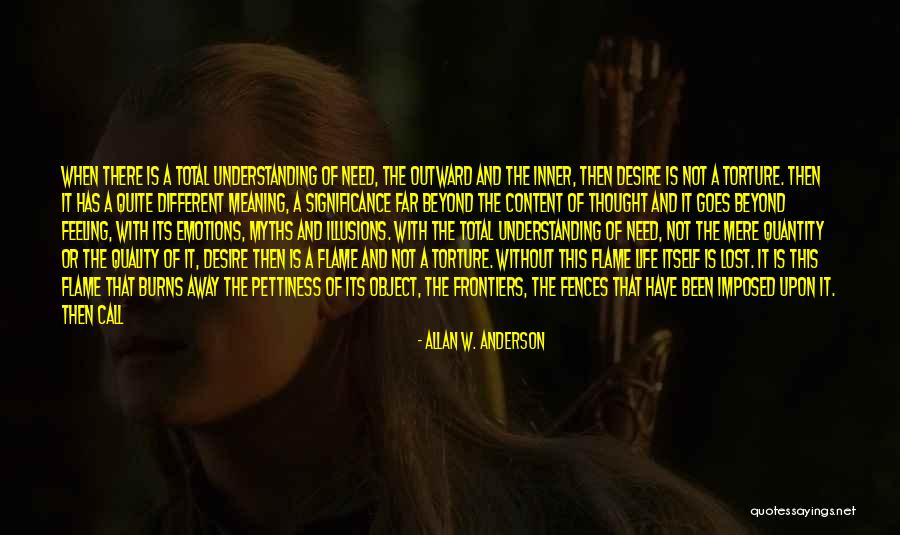 Beauty And Inner Beauty Quotes By Allan W. Anderson