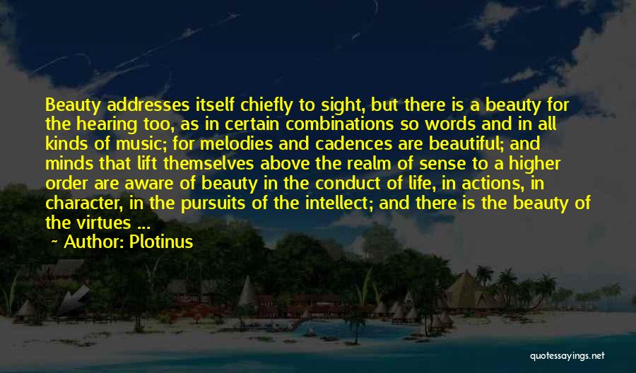 Beauty And Intellect Quotes By Plotinus