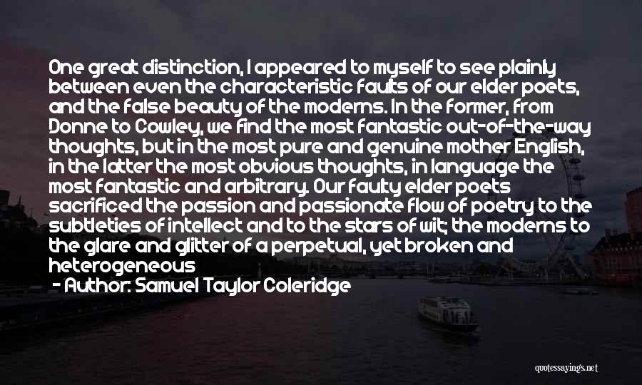Beauty And Intellect Quotes By Samuel Taylor Coleridge