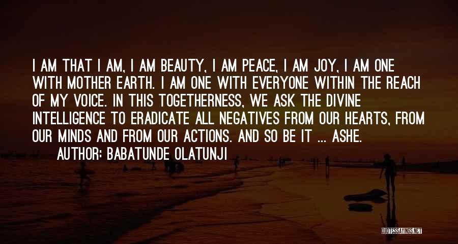 Beauty And Intelligence Quotes By Babatunde Olatunji