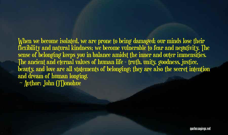Beauty And Kindness Quotes By John O'Donohue