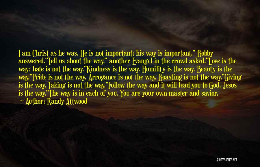 Beauty And Kindness Quotes By Randy Attwood