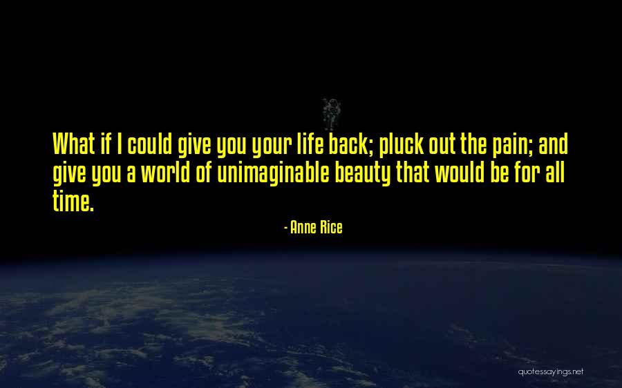 Beauty And Pain Quotes By Anne Rice