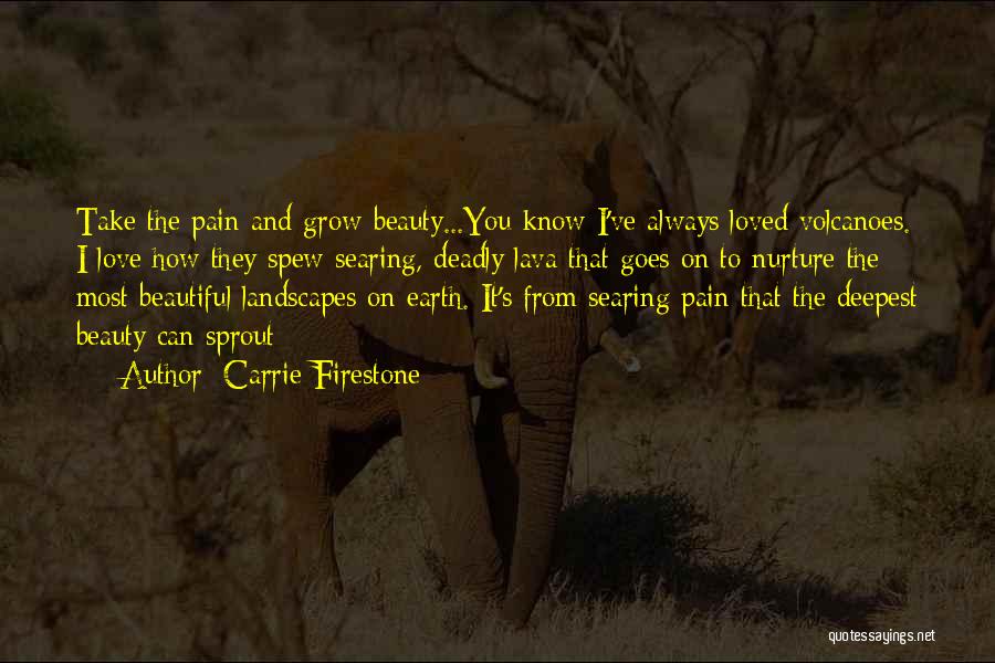 Beauty And Pain Quotes By Carrie Firestone