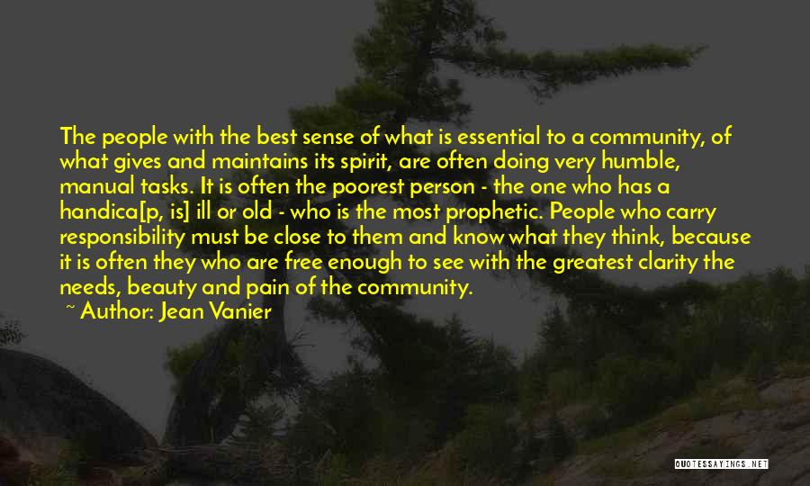 Beauty And Pain Quotes By Jean Vanier