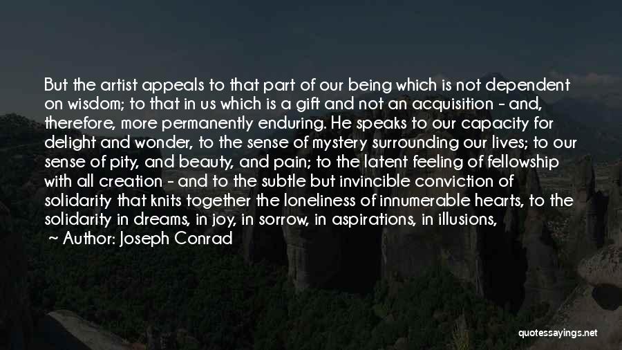 Beauty And Pain Quotes By Joseph Conrad