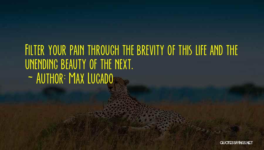 Beauty And Pain Quotes By Max Lucado