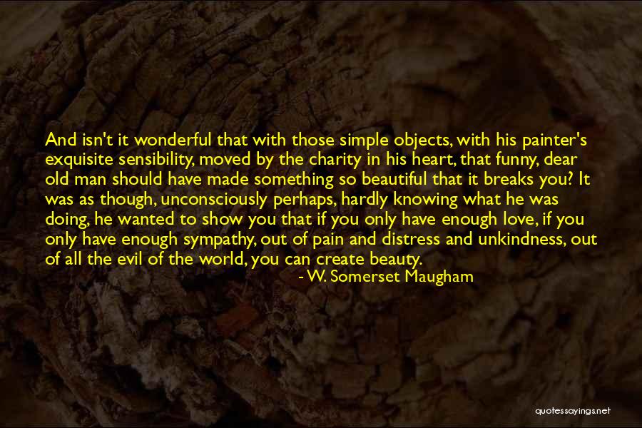 Beauty And Pain Quotes By W. Somerset Maugham