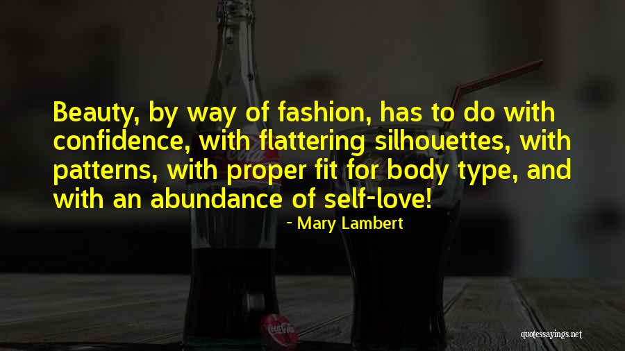 Beauty And Self Confidence Quotes By Mary Lambert