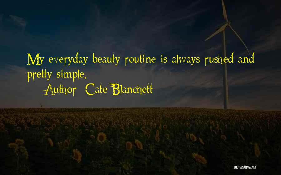 Beauty And Simple Quotes By Cate Blanchett