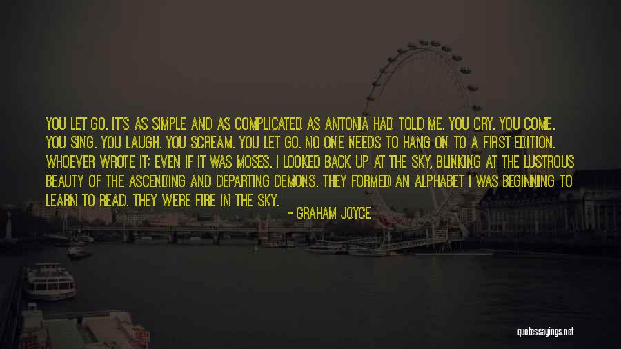 Beauty And Simple Quotes By Graham Joyce