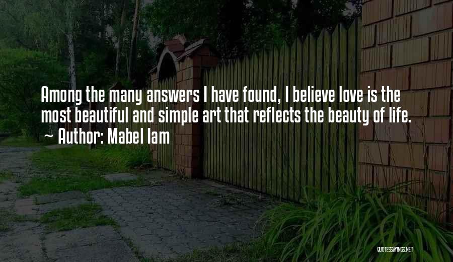 Beauty And Simple Quotes By Mabel Iam