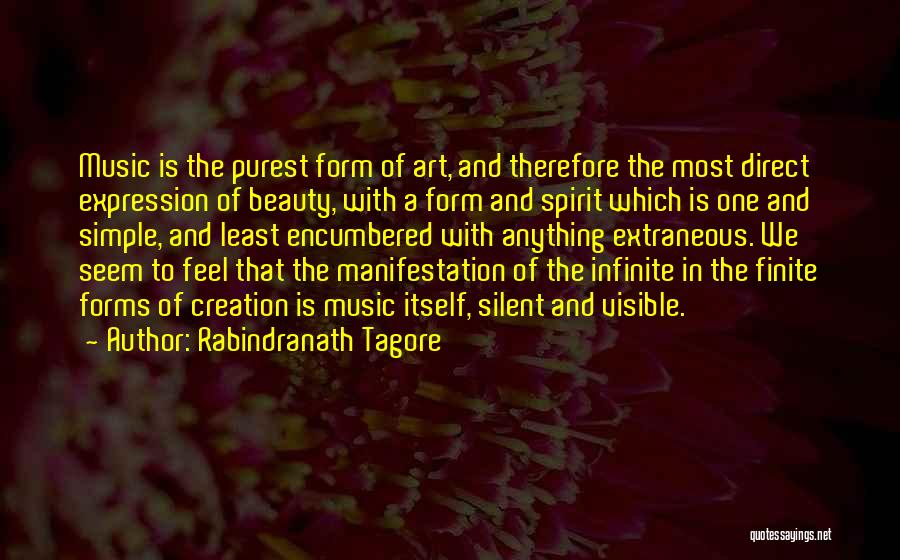 Beauty And Simple Quotes By Rabindranath Tagore