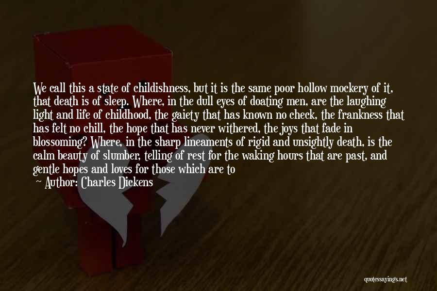 Beauty And Sleep Quotes By Charles Dickens