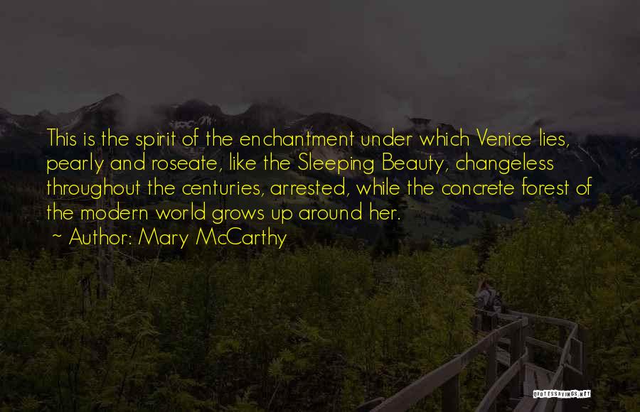 Beauty And Sleep Quotes By Mary McCarthy