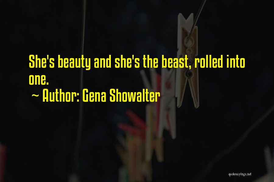Beauty And The Beast Funny Quotes By Gena Showalter