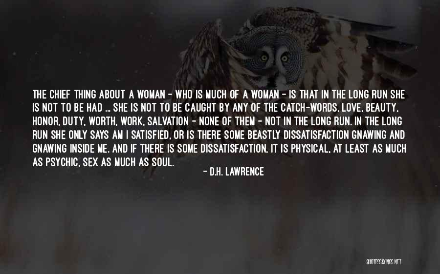 Beauty And Woman Quotes By D.H. Lawrence