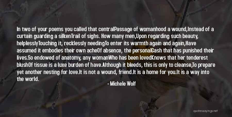 Beauty And Woman Quotes By Michele Wolf