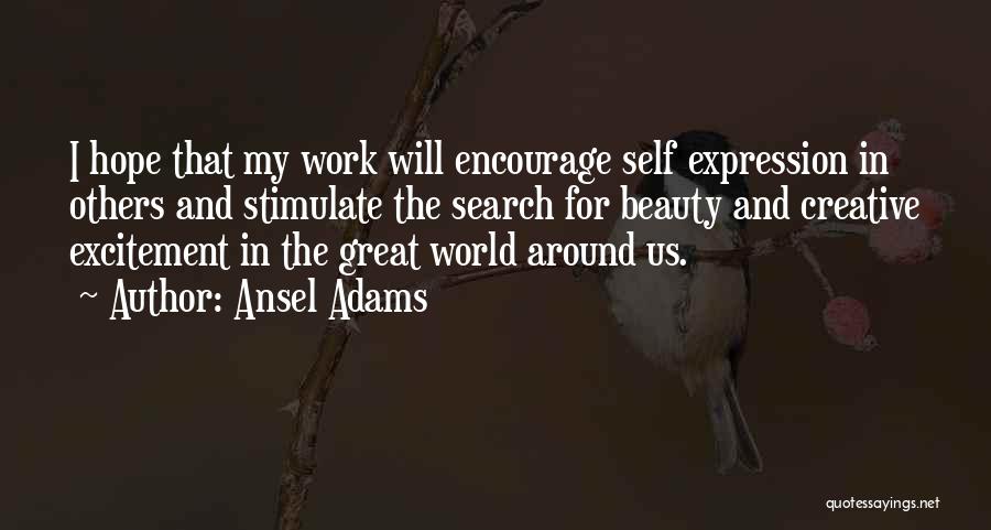 Beauty Around The World Quotes By Ansel Adams