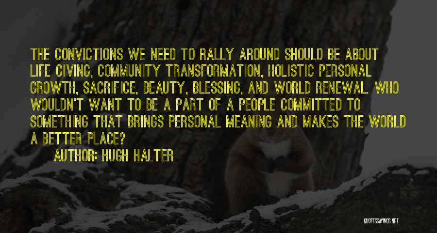 Beauty Around The World Quotes By Hugh Halter