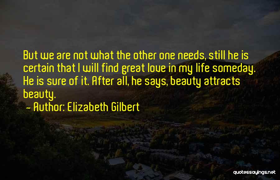 Beauty Attracts Quotes By Elizabeth Gilbert