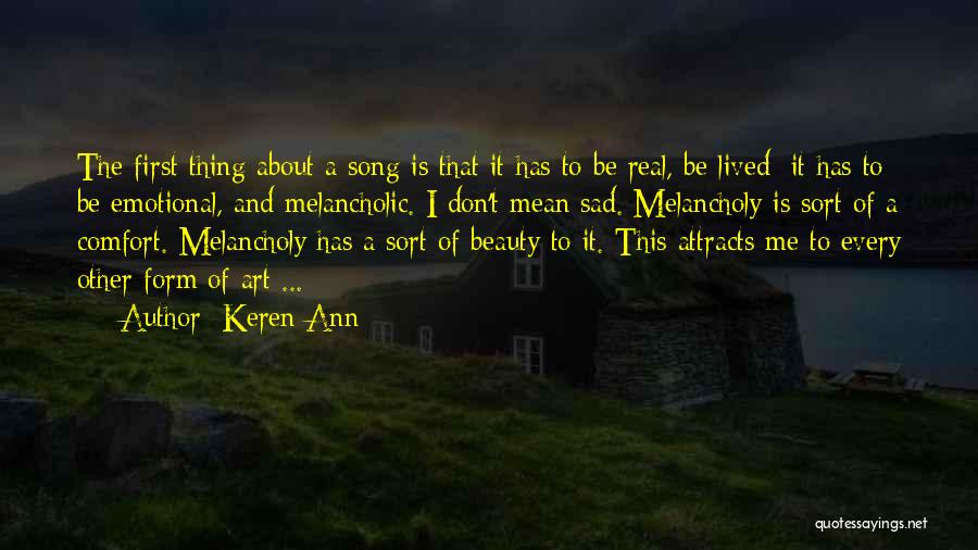 Beauty Attracts Quotes By Keren Ann