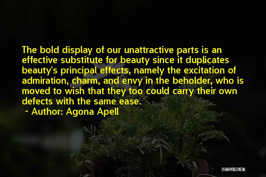 Beauty Beholder Quotes By Agona Apell