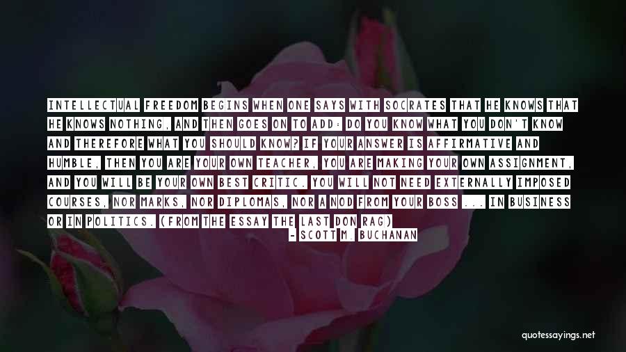 Beauty Business Quotes By Scott M. Buchanan Beauty Business Quotes By Scott M. Buchanan