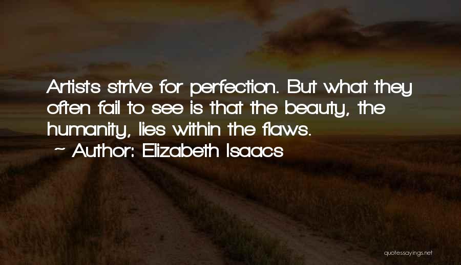 Beauty By Artists Quotes By Elizabeth Isaacs