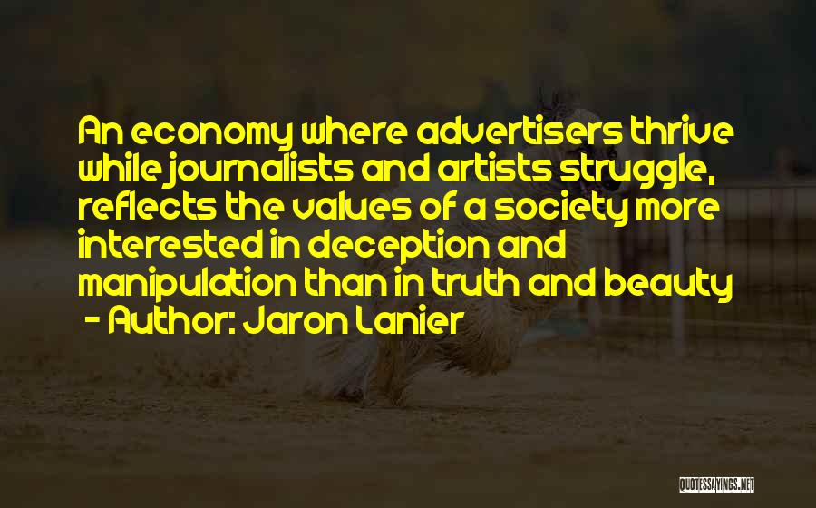 Beauty By Artists Quotes By Jaron Lanier