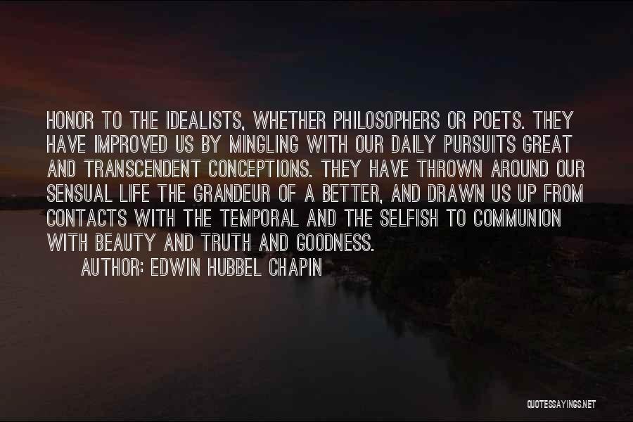 Beauty By Philosophers Quotes By Edwin Hubbel Chapin