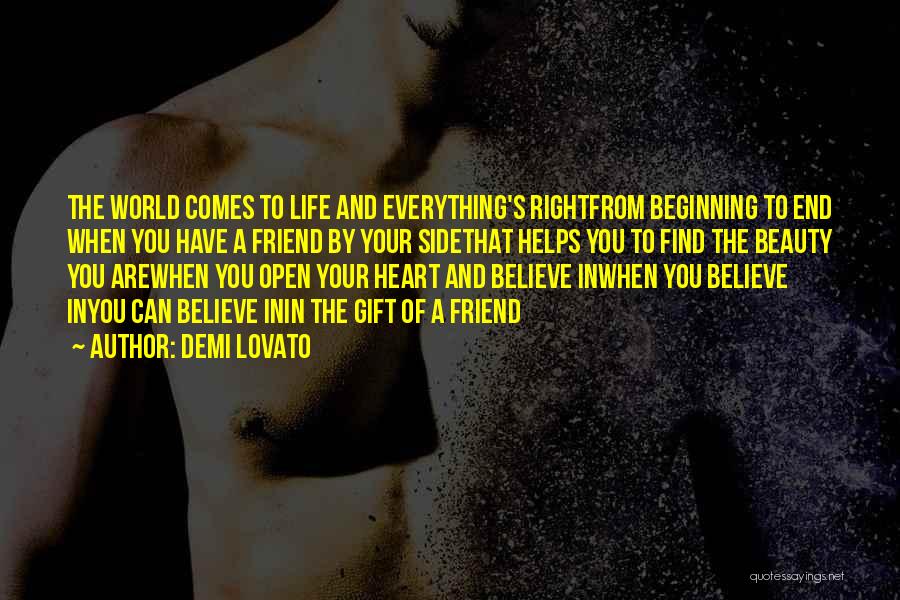 Beauty Comes From Heart Quotes By Demi Lovato