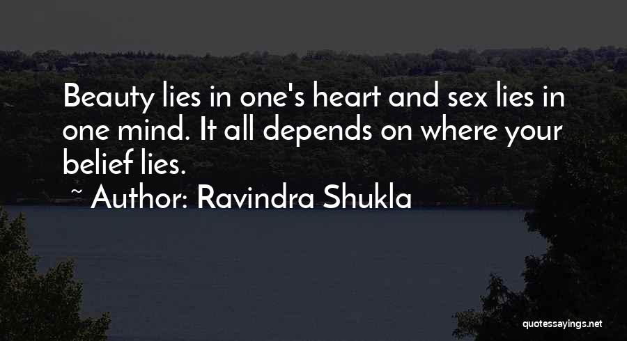 Beauty Comes From Heart Quotes By Ravindra Shukla Beauty Comes From Heart Quotes By Ravindra Shukla