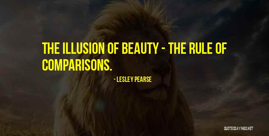 Beauty Comparisons Quotes By Lesley Pearse