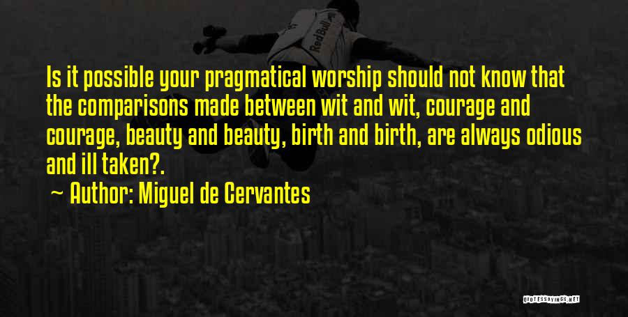 Beauty Comparisons Quotes By Miguel De Cervantes