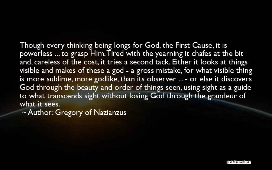 Beauty Cost Quotes By Gregory Of Nazianzus