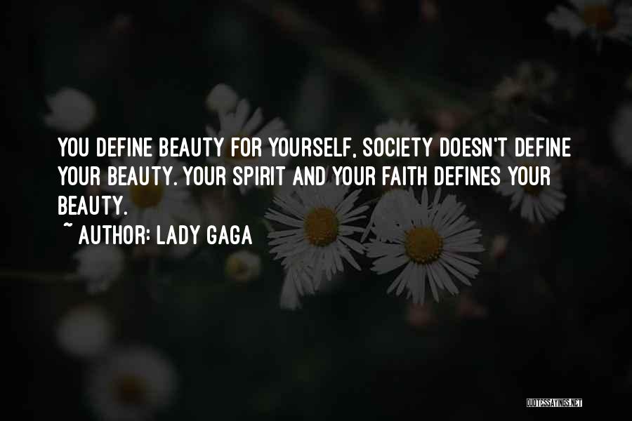 Beauty Define Quotes By Lady Gaga