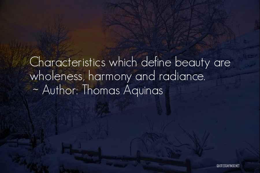 Beauty Define Quotes By Thomas Aquinas