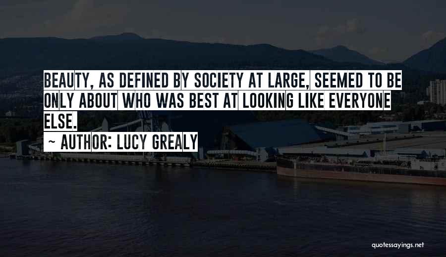 Beauty Defined Quotes By Lucy Grealy