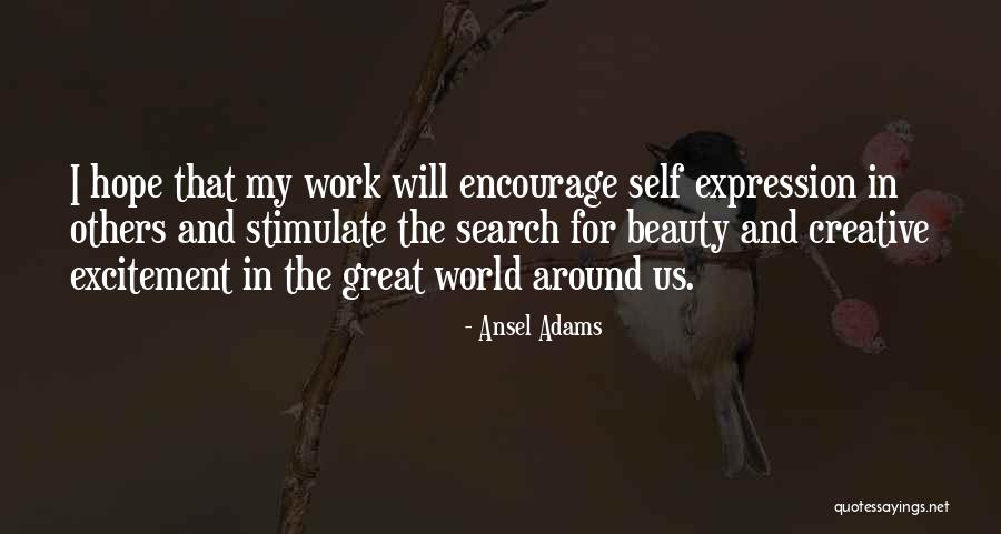 Beauty Expression Quotes By Ansel Adams