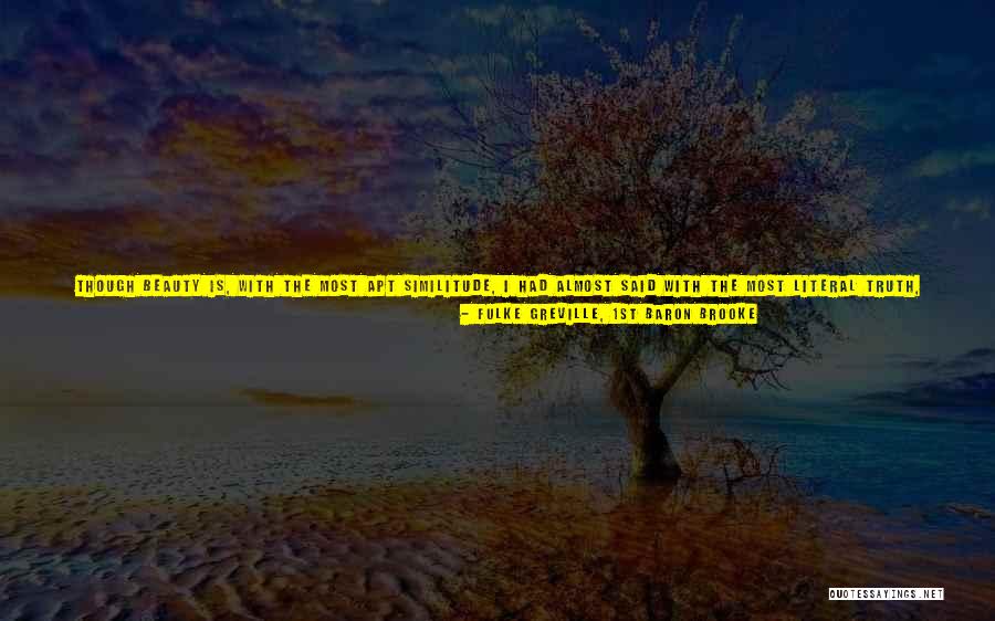 Beauty Expression Quotes By Fulke Greville, 1st Baron Brooke Beauty Expression Quotes By Fulke Greville, 1st Baron Brooke