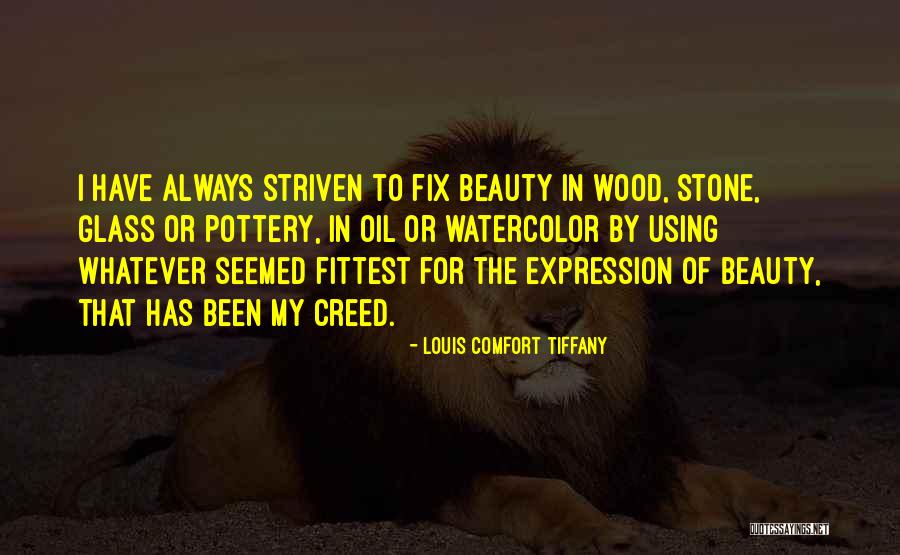 Beauty Expression Quotes By Louis Comfort Tiffany