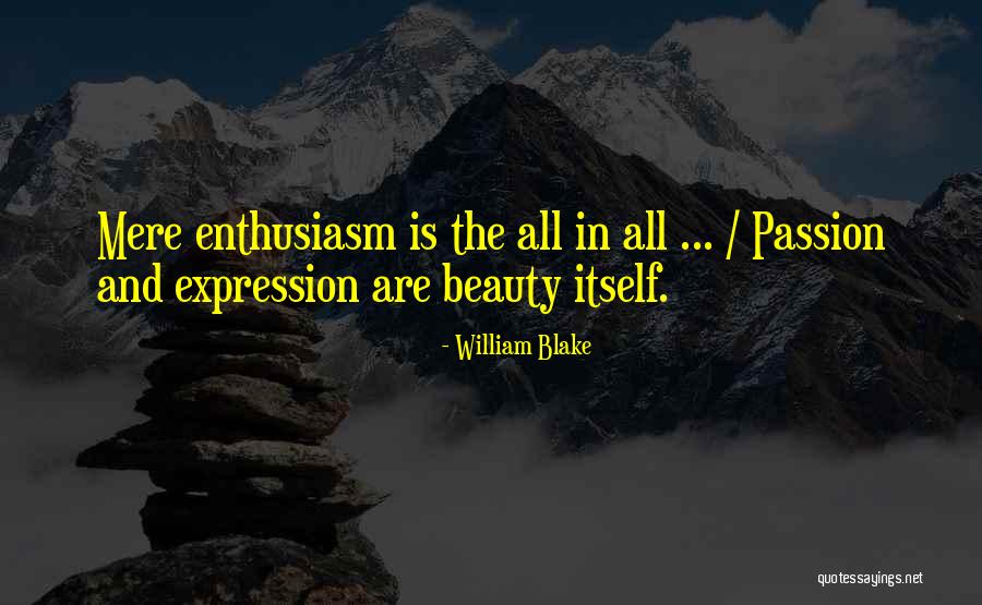 Beauty Expression Quotes By William Blake