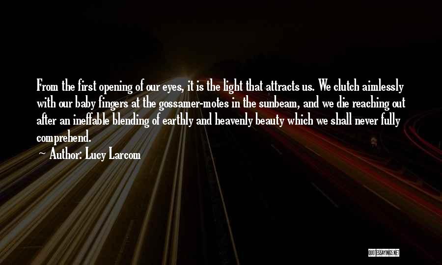 Beauty Eyes Quotes By Lucy Larcom