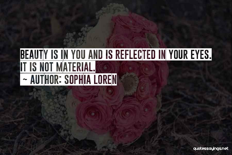 Beauty Eyes Quotes By Sophia Loren