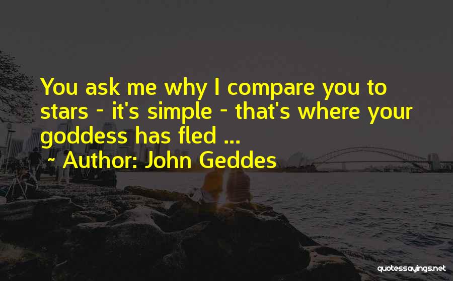 Beauty Goddess Quotes By John Geddes