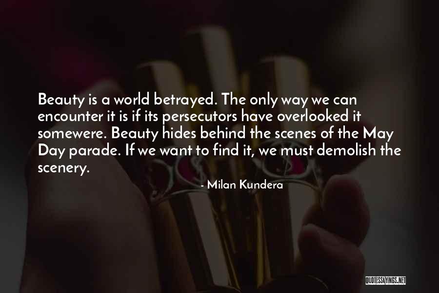 Beauty Hides Quotes By Milan Kundera