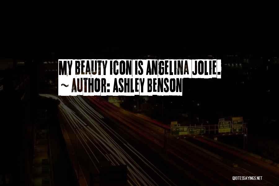 Beauty Icon Quotes By Ashley Benson