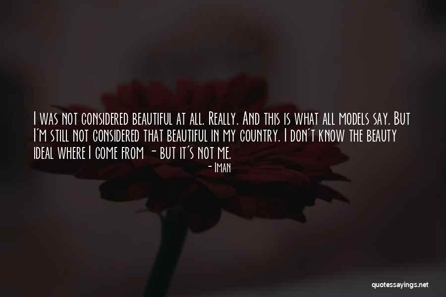 Beauty Ideal Quotes By Iman Beauty Ideal Quotes By Iman